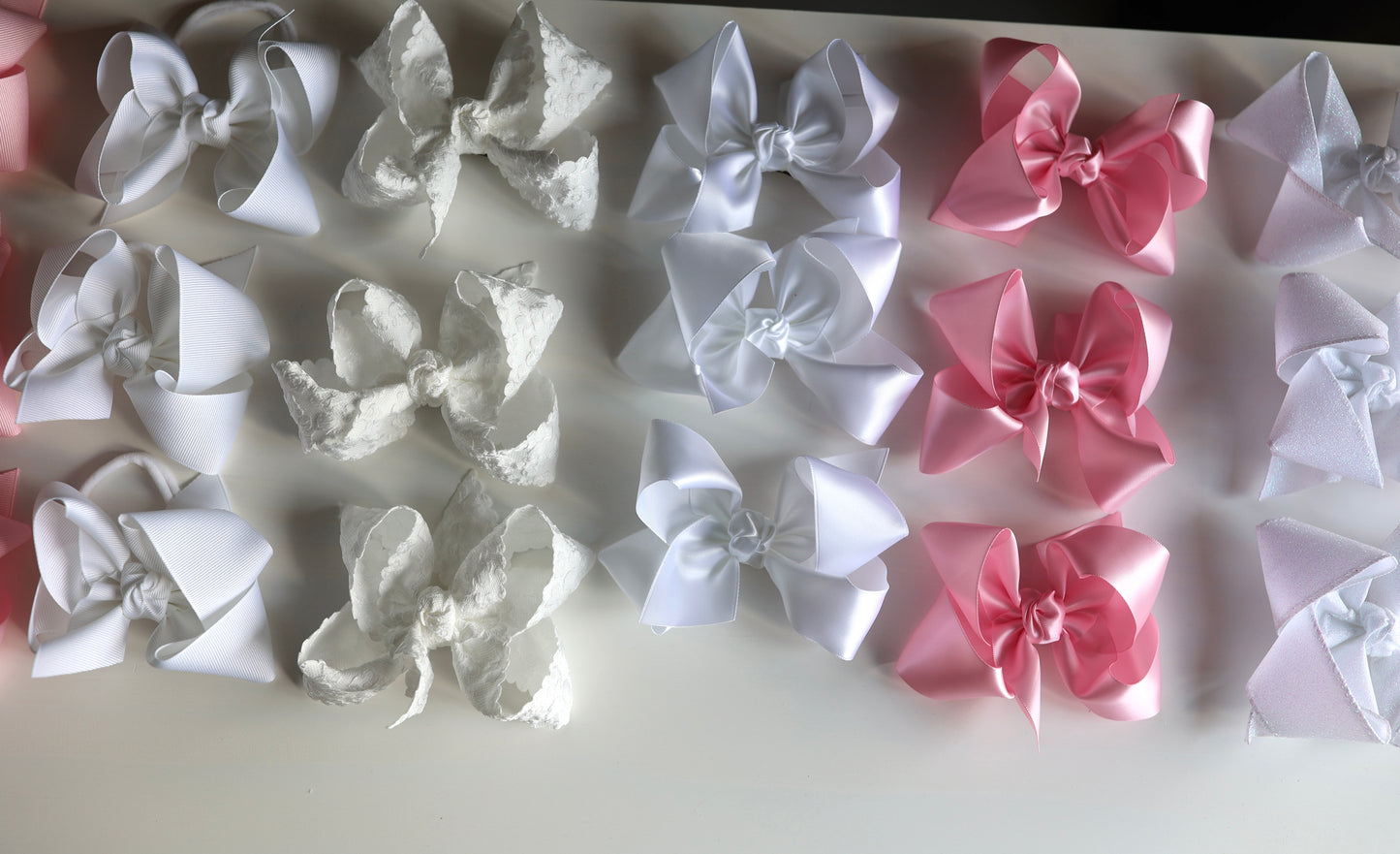 PINK Satin Bow on NYLON