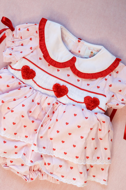 PO2: Valentines Collection “Queen of Hearts” Skirted Bubble