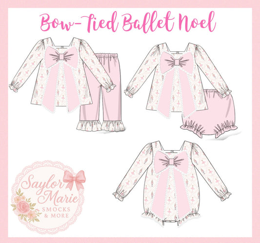 PO1: Bow-Tied Ballet Noel