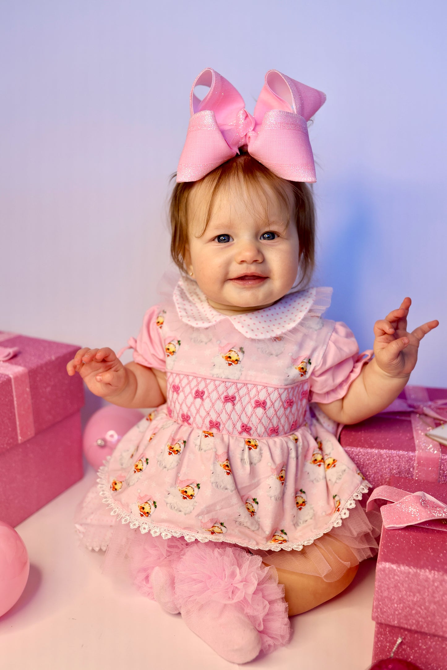 PO1: Bow Belle Santa: A Perfect Pink Christmas