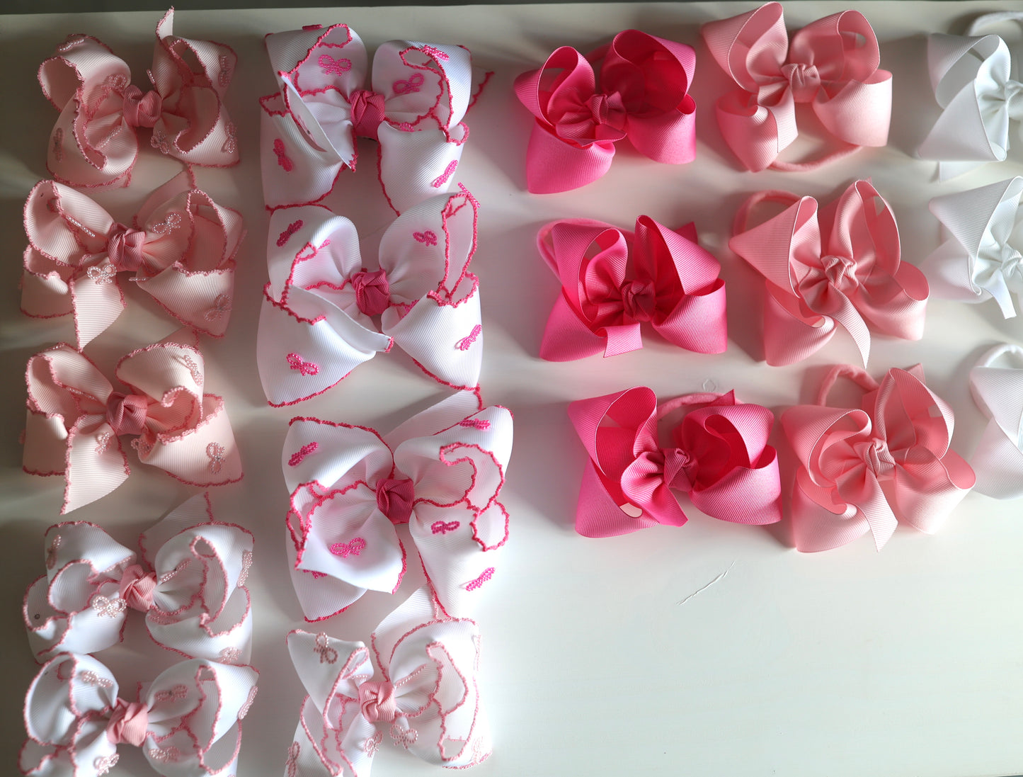 LIGHT PINK Signature Hair Bow on Nylon