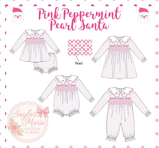 PO1: Pink Peppermint Pearl Santa: A Perfect Pink Christmas